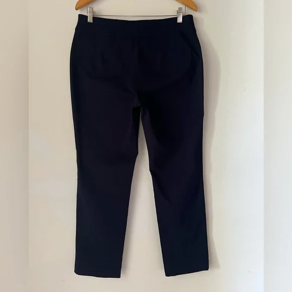 NEW Talbots Slimming Pull On Navy Pants size 12P - Picture 2 of 9